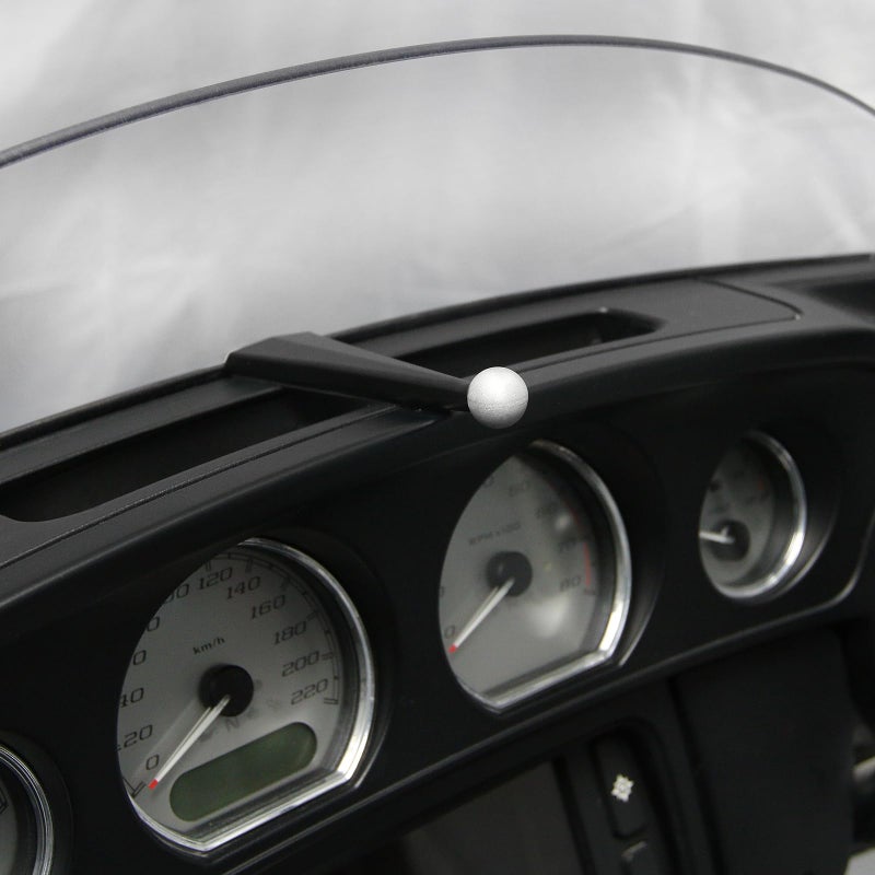 HEYOMOTOR Black Fairing Middle Mount Phone Holder Aluminum Accessory For 2014-2023 FLH Touring Models - Image 5